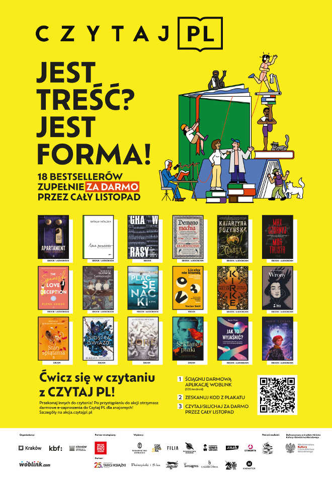 plakat informujący o akcji czytaj pl