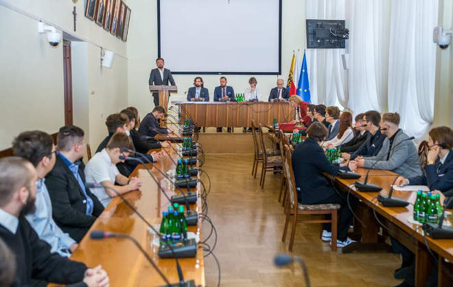 posiedzenie Młodzieżowej Rady Miasta Katowice